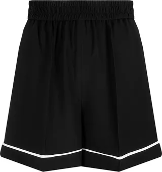 Crepe Envers Satin Shorts