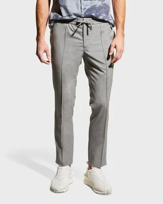 Men's Wool Drawstring Pants