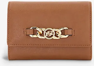 Womens Tan-synthetic Recycled Kayci Faux-leather Purse