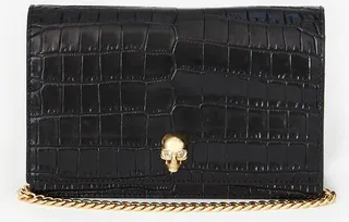 Women's Small Skull Bag In Black