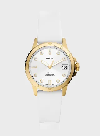 Fb - 01 Silicone Strap Analog Watch