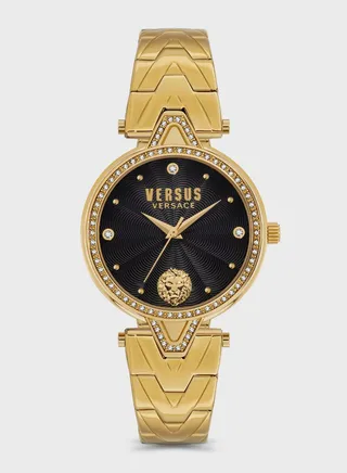 Steel Strap Analog Watch