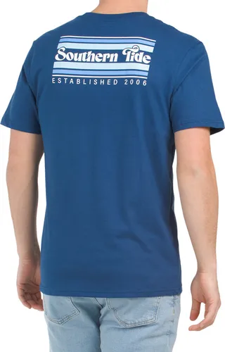 Retro Logo Stripe Short Sleeve T-shirt