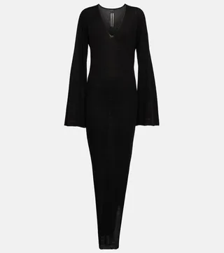 Virgin wool maxi dress
