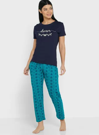 Printed Pyjama Set