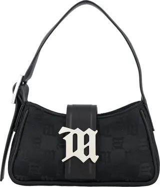 Misbhv Logo-Plaque Monogram Shoulder Bag