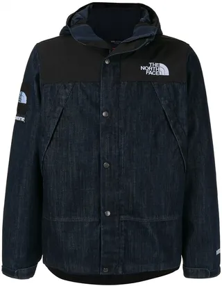 TNF denim dot shot jacket