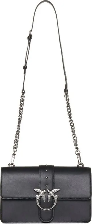 Pinko Love One Classic Logo Plaque Crossbody Bag
