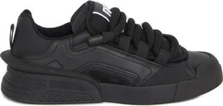 Dolce & Gabbana Logo Patch Lace-Up Sneakers