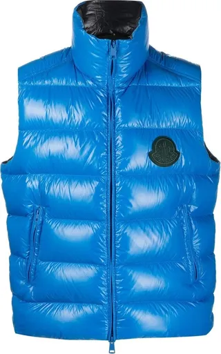 Logo-Patch Padded Gilet
