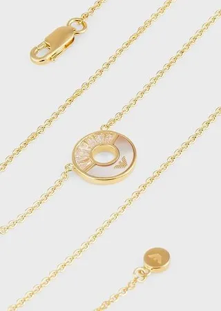 White Mother of Pearl Pendant Necklace