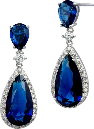 Double Teardrop Earrings