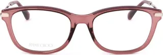 Jimmy Choo Eyewear Rectangular Frame Glasses