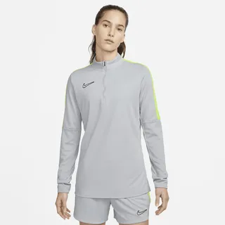 Nike Women's Dri-FIT Academy Soccer Drill Top in Grey
