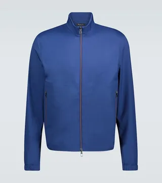 Nylon bomber jacket