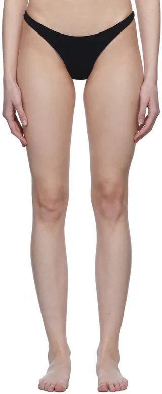 Magda Butrym Black Thin Bikini Bottoms