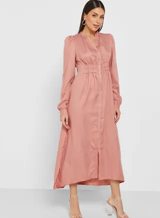 Snatched Waist Detail Dress