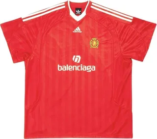 x adidas logo-print soccer T-shirt
