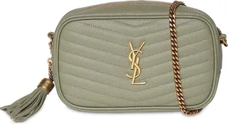 Mini Lou quilted leather camera bag