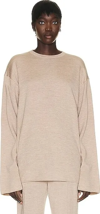 The Row Naso Top in Beige