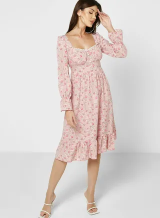 Floral Print Dress