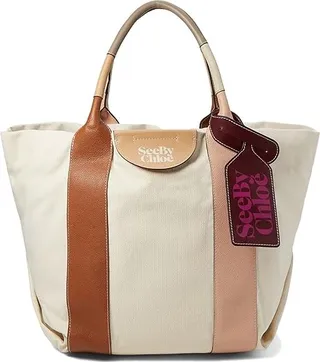 See by Chloe Laetizia Tote (Caramello) Tote Handbags