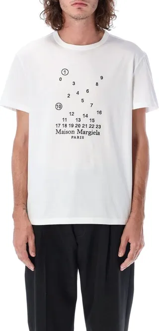 Maison Margiela Graphic-Printed Crewneck T-Shirt