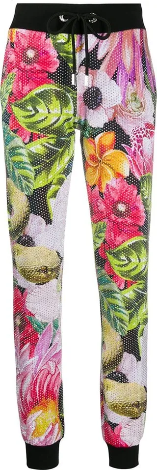 Floral Print Track Pants
