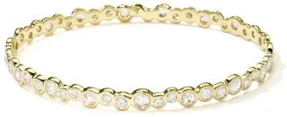 18kt yellow gold diamond Superstar bangle bracelet