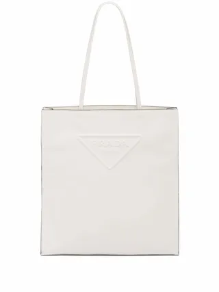 small Saffiano leather tote bag