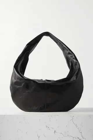 Khaite - Olivia Large Leather Tote - Black