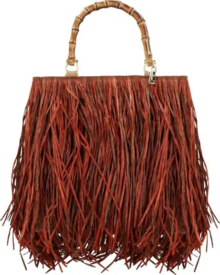 Lampione Raffia Tote Bag