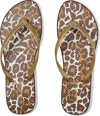 Lilly Pulitzer Pool Flip-Flop (Chocolate My Favorite Spot Shoe) Women's Sandals