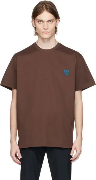 Wooyoungmi Brown Patch T-Shirt