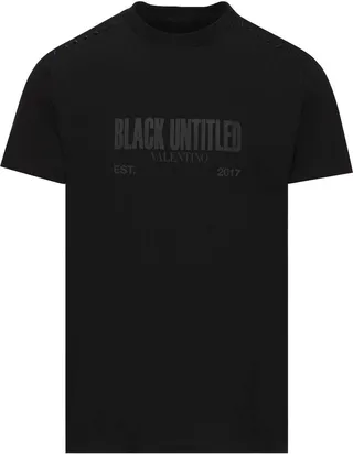 Untitled Logo Printed Crewneck T-shirt