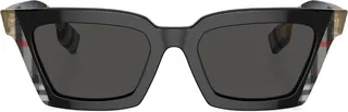 Briar check-print sunglasses