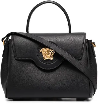 La Medusa leather tote bag