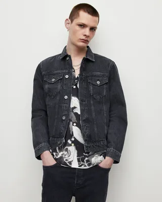 Monza Denim Jacket - Washed Black