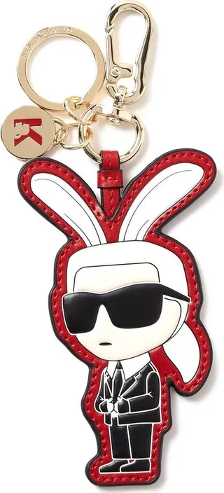 Rabbit logo keychain