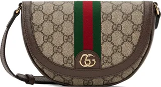 Gucci Beige Ophidia Mini GG Shoulder Bag