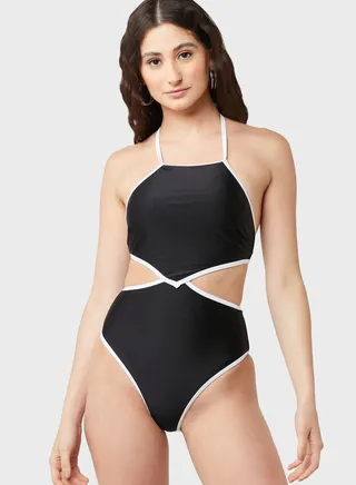 Halter Neck Swimsuit