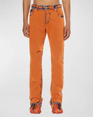 Men's 1995-Fsc1 Distressed Colored Jeans