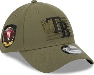 Men's New Era Green Tampa Bay Rays 2023 Armed Forces Day 39THIRTY Flex Hat