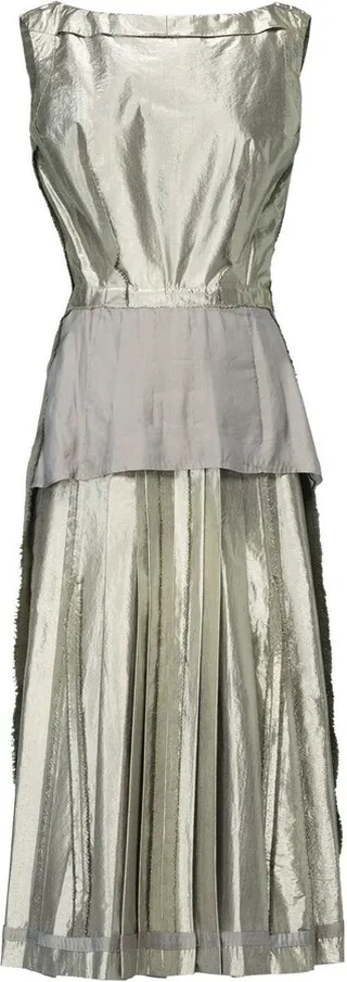 Patchwork Midi Dress