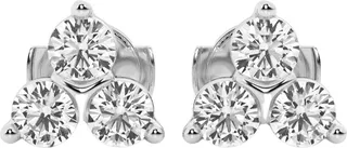 14K White Gold Lab Grown Diamond Stud Earrings