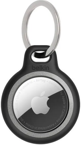 Belkin Secure Holder with Reflector Key Ring for AirTag - Black