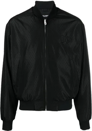 Logo-Patch Bomber Jacket