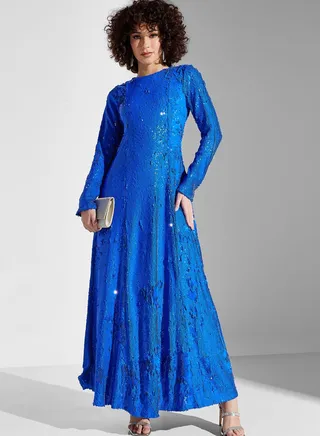 Sequin Detail Dress