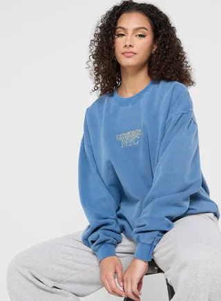 Graphic Knitted Sweatshirt