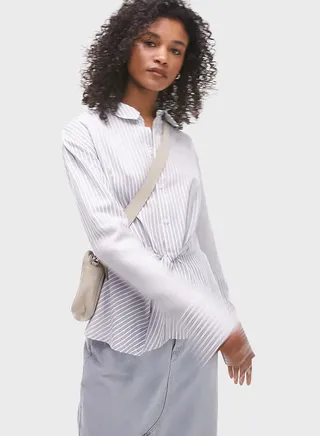 Striped Button Down Shirt